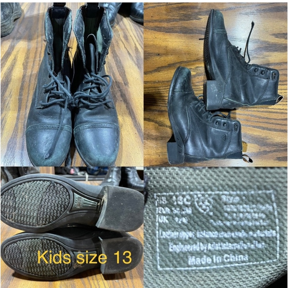 Youth Size 13 Paddock Boots